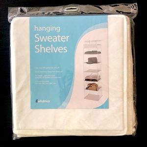 New hanging sweater shelves